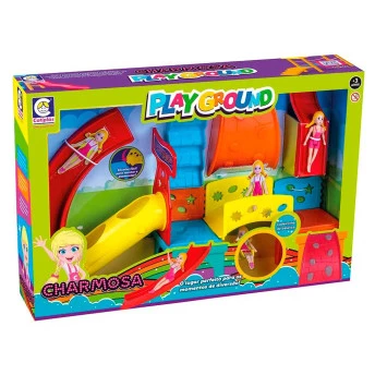 Conjunto e Mini Boneca - Charmosa - Playground - Cotiplás