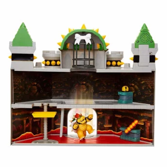 Conjunto Figura e Cenário - Super Mario - Castelo do Bowser - Deluxe - Candide