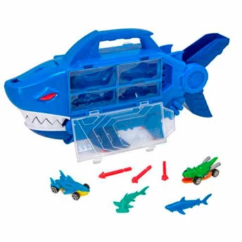 Conjunto Lançador e Veículos - Beast Machines - Shark Destroyer - Fun Divirta-se