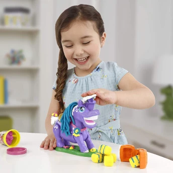 Conjunto Massa de Modelar - Play-Doh Animal Crew - Pônei de Rodeio - Hasbro