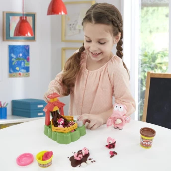 Conjunto Massa de Modelar - Play-Doh Animal Crew - Porquinhos - Hasbro