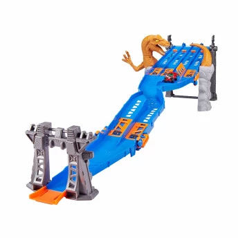Conjunto Pista e Veículo - Metal Machines - 4 Lane Raptor Attack - Candide