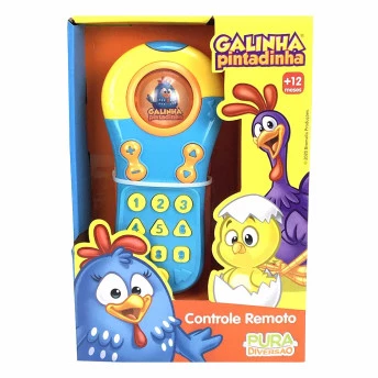 Controle Infantil com Sons - Galinha Pintadinha - Controle Remoto - Yes Toys