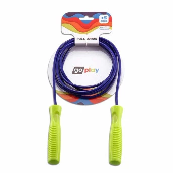 Corda de Pular Infantil - Go Play - Pula Corda -  2,4m - Azul - Multikids