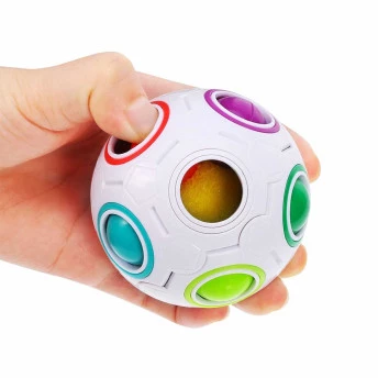 Cubo Mágico Interativo - Rainbow Ball - Mamãe Chang
