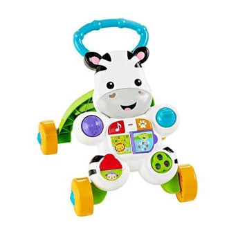 Andador Infantil - Apoiador Zebra com Luzes e Atividades - Fisher-Price