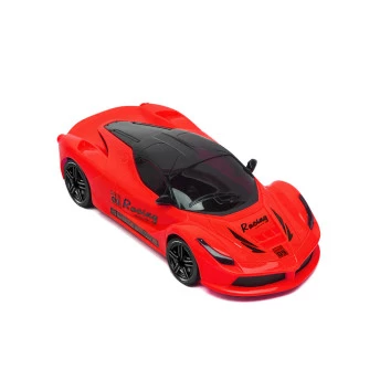 Veículo com Luz e Som - Last Car - Bate e Volta - Vermelho - DM Toys