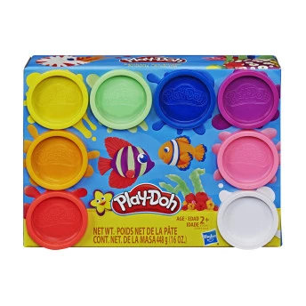 Kit Massa de Modelar - Play-Doh - Arco-íris - 8 Potes - Hasbro