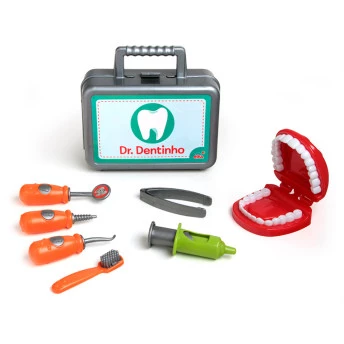 Kit Dentista Infantil - Dr. Dentinho - 8 peças - Elka