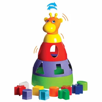 Encaixe de Formas - Baby Didático - Girafa Didática - Mercotoys
