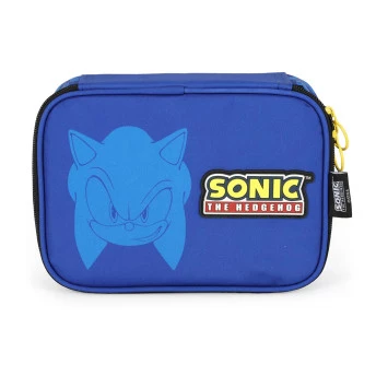 Estojo Box Infantil Escolar - Sonic - Luxcel