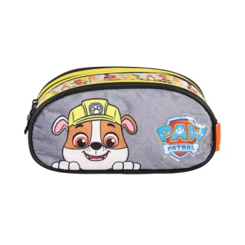 Estojo Infantil Escolar Triplo - Patrulha Canina - Rubble - Luxcel