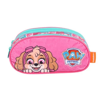 Estojo Infantil Escolar Triplo - Patrulha Canina - Skye - Luxcel
