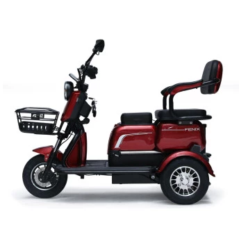 Triciclo Elétrico - Duos Fenix 750W - Vermelho - Duos Bikes