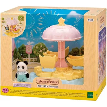 Figura com Acessório - Sylvanian Families - Carrossel - Epoch Magia