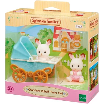Figura com Acessório - Sylvanian Families - Gêmeos Bebê - Epoch Magia