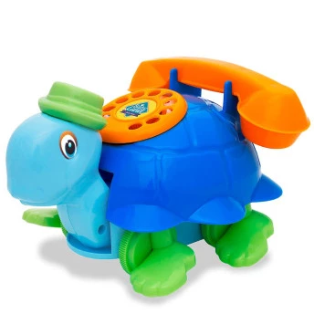 Figura com Rodinha - Baby Land - Teltaluga - Azul - Cardoso