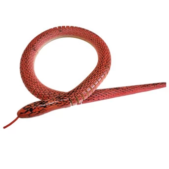 Figura de Madeira - Cobra - Lelê - Laranja - Toyng