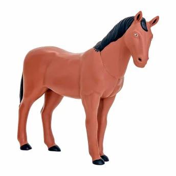 Figura de Vinil - New Farm Max - Cavalo Marrom - Adijomar