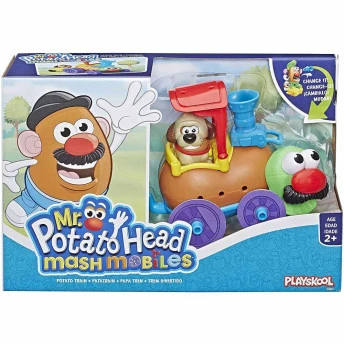 Figura e Veículo - Sr. Cabeça de Batata - Veículos Malucos - Trem Divertido - Hasbro