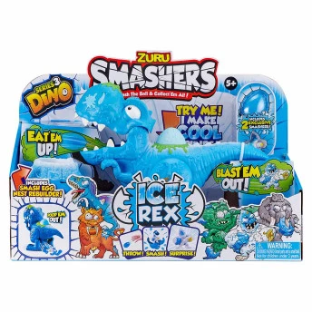 Figura Interativa - Smashers Dino - Ice T-Rex - Fun Divirta-se