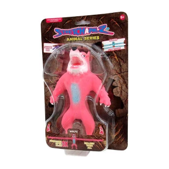 Figura que Estica - 14 cm - Stretchapalz Animal - Wolfu - Sunny Brinquedos