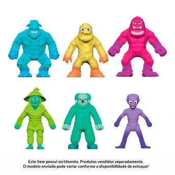 Figura que Estica - 14 cm - Stretchapalz Monster - Sortidos - Sunny Brinquedos