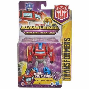 Figura Transformers - Bumblebee Cyberverse Warrior - 14 cm - Optimus Prime - Hasbro