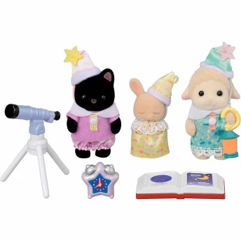 Figuras - Sylvanian Families - Noite de Pijama - Epoch Magia