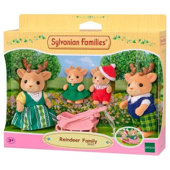 Figuras com Acessórios - Sylvanian Families - Família Renas - Epoch Magia