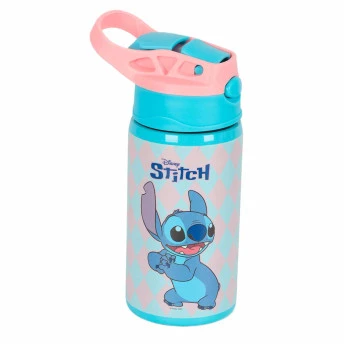 Garrafa com Bico - Aço Inox - 500ml - Disney Stitch - Luxcel
