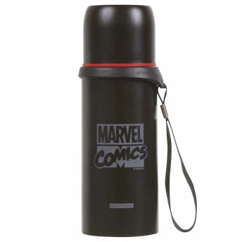 Garrafa Infantil Aço - Térmica - 350 ml - Marvel Comics - Dermiwil