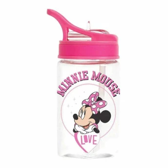 Garrafa Infantil Plástica - 350 ml - Disney - Minnie Mouse - Dermiwil