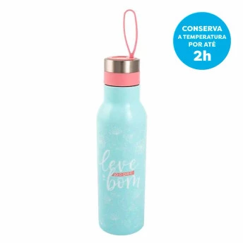 Garrafinha Cantil - 500ml - Leve Só O Que É Bom - Uatt