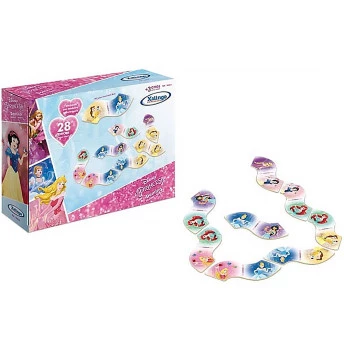 Jogo de Dominó Princesas Disney - 28 Peças - Xalingo