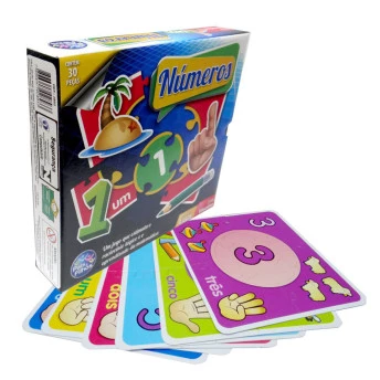 Jogo de Números Brincar de Aprender - Pais e Filhos 