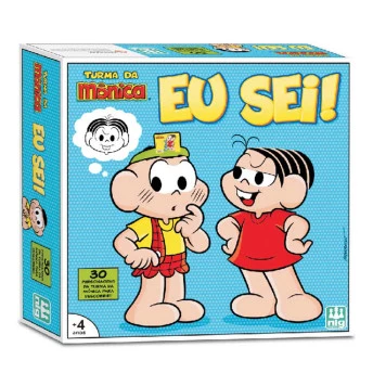 Jogo Infantil de Adivinhar - Eu Sei - Turma da Mônica - Nig Brinquedos