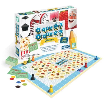 Jogo de Tabuleiro - O que é? O que é? - Clássico - Nig Brinquedos