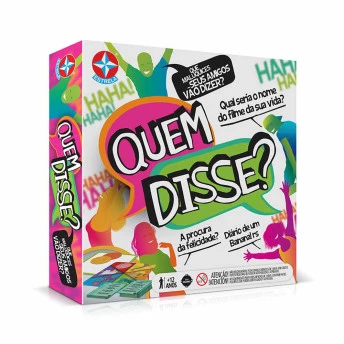 Jogo com Roleta - Quem Disse? - Estrela