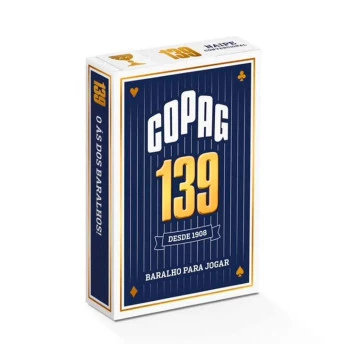 Jogo de Cartas - Baralho para Jogar 139 - Tradicional - Azul - Copag