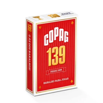 Jogo de Cartas - Baralho para Jogar 139 - Tradicional - Vermelho - Copag