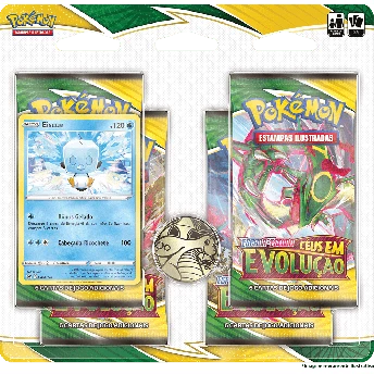 Jogo de Cartas - Pokémon - Blister Quadruplo - EE7 - Céus em Evolução - Eiscue - Copag