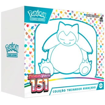 Jogo de Cartas - Pokémon - Box Treinador Avançado - Snorlax - Copag