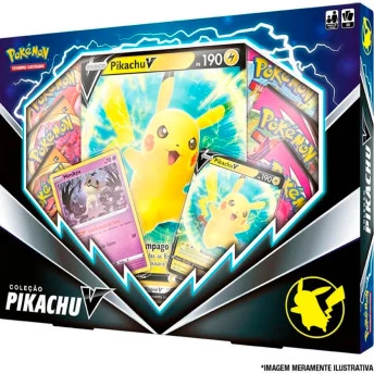 Jogo de Cartas - Pokemon - Coleção Pikachu V - Pikachu - Copag