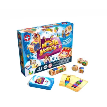 Jogo de Cartas Infantil - Monta Monstros - Estrela