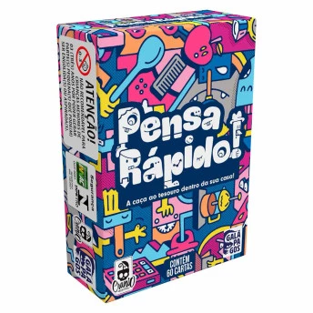 Jogo de Cartas Infantil - Pensa Rápido - Galápagos