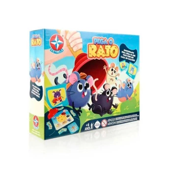 Jogo de Tabuleiro Infantil - Pega o Rato - Estrela