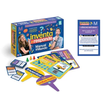 Jogo de Perguntas - Manual do Mundo - Inventa ou Responde - NIG Brinquedos