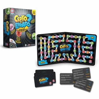 Jogo de Tabuleiro - Certo ou Errado - Estrela