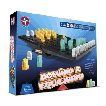 Jogo de Tabuleiro - Domínio e Equilíbrio - Estrela